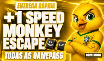 +1 SPEED MONKEY ESCAPE /+1 VELOCIDADE DE FUGA DE MACACO - TODAS AS GAMEPASS