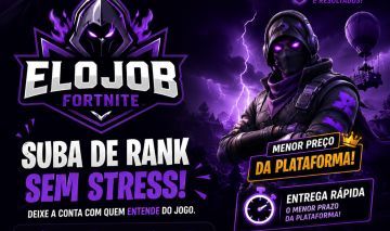 ELOJOB FORTNITE, SKIN CUP, SKIN RANKED (MENOR PREÇO DO SITE E PRAZO DE ENTREGA)