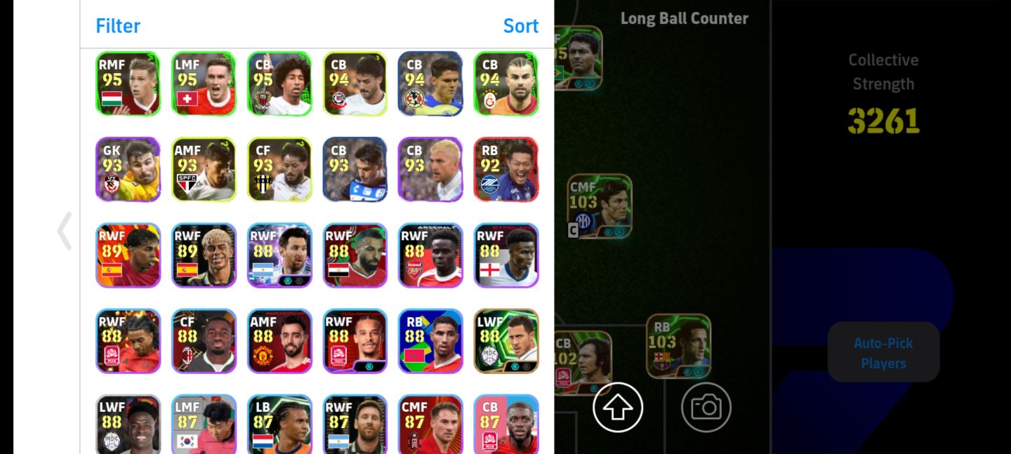 CONTA DE EFOOTBALL COM FORÇA DE 3261 SOMENTE KONAMI ID TA NO PRECINHO