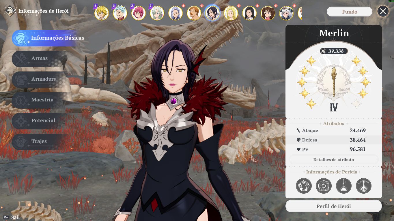 Conta 7DS ORIGIN : FULL ENDGAME, CONTA COMPETITIVA, COM TODOS OS PETS +