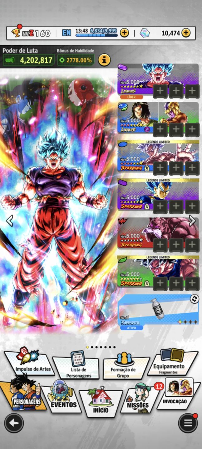DRAGON BALL LEGENDS! NOVOS LR ESTRELADOS+10K DE CC+LFS ESTRELADOS!!