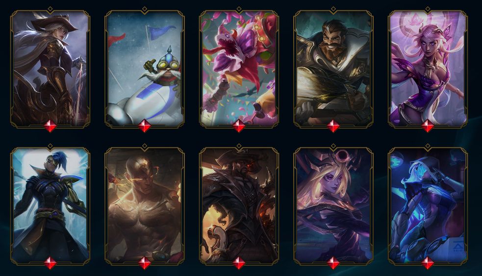CONTA LOL + TFT | 174 SKINS | 3 ULTIMATES | 2 MÍTICAS | 14 LENDÁRIAS | LVL 266