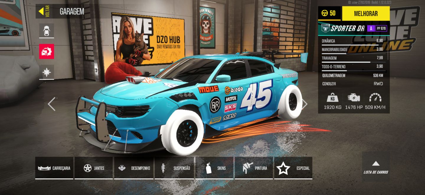 CONTA DRIVE ZONE CARROS FULL CP