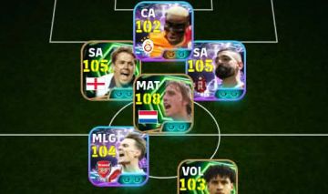 CONTA EFOOTBALL COM CRUYFF + OWEN + SALAH BLITZ CURLER + ØDEGAARD + OSIMHEN