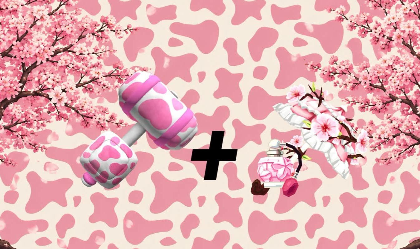 Roblox FTF Moo Plushie + Sakura de Brinde