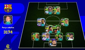 Conta efootball Ibra 109, gerrard 105, Rijkard, lampard 105, Albert Ferrer