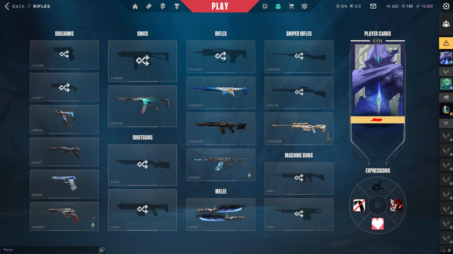 FULLACESSO - CONTA DE VALORANT COM SKINS BOAS