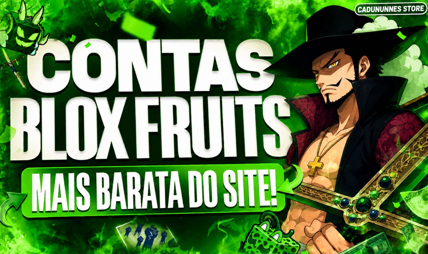 [MAIS BARATA DO SITE!!!] CONTAS BLOX FRUITS | ENTREGA SEGURA | CONFIÁVEL