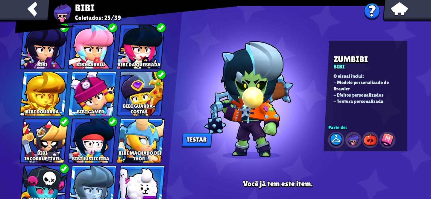 Conta com 22K de Troféus, Varias Skins
