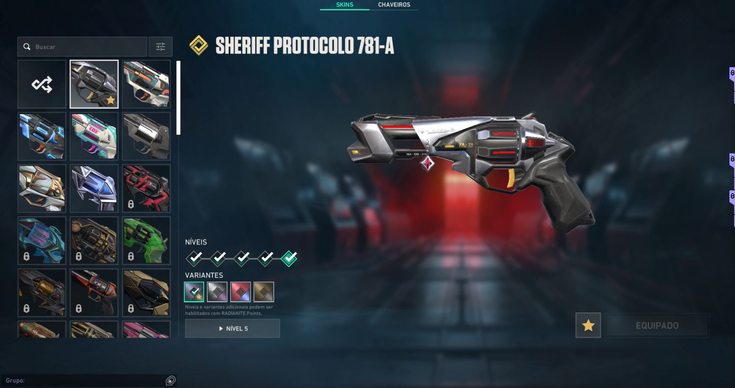 Conta de valorant com 4 skins limitadas