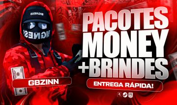 PACOTES MONEY GTA 5 ONLINE LEGACY E ENHANCED+BRINDES (SOMENTE PC)