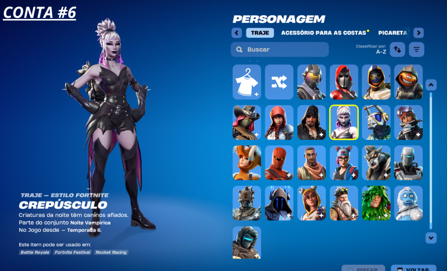 FORTNITE SKINS RARAS - PREÇO DE LIQUIDAÇÃO - ENTREGA AUTOMATICA
