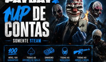 Upando Contas de PAYDAY 2 E Tudo, "Somente steam"