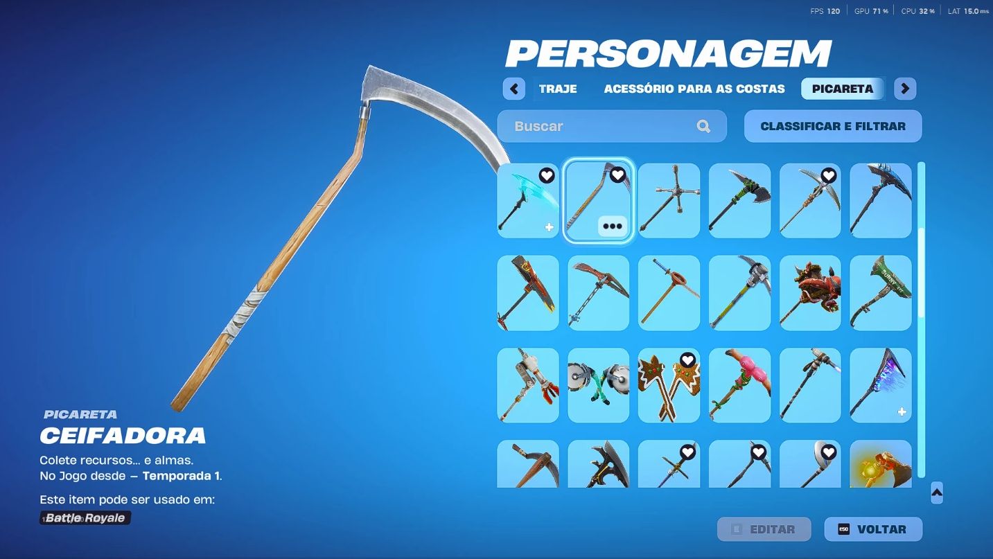 CONTA FORTNITE OG 106 SKINS | CAVALEIRO AZUL, CEIFADOR, OMEGA COMPLETA, MINTY
