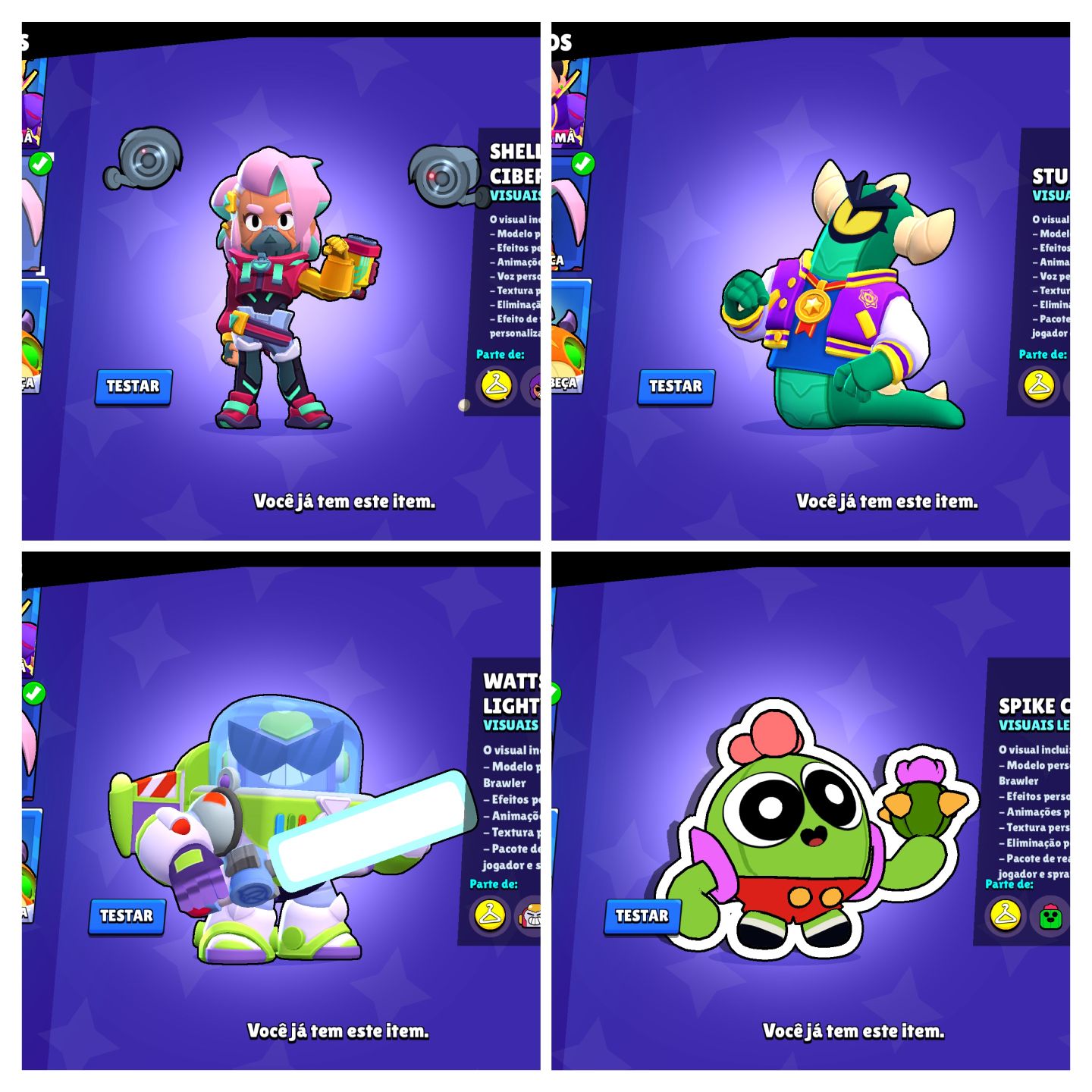 CONTA BRAW 44K | 107 BRAWLERS DESBLOQUEADOS| + DE 320 SKINS E MUITAS EXCLUSIVAS