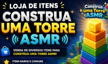 Itens Build an ASMR Tower/Construa uma Torre ASMR Melhores Preços!!