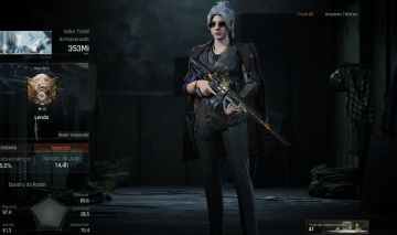 Conta arena breakout 353M stash + skins
