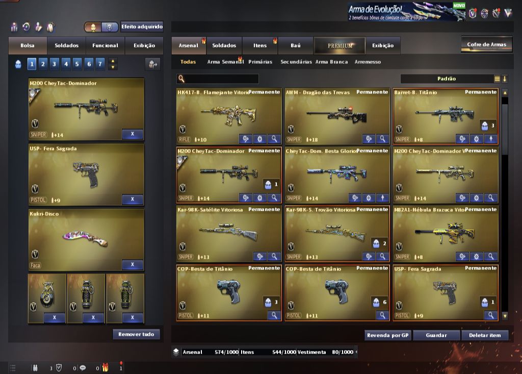 CONTA CROSSFIRE COM 87 VIPS, VÁRIAS VITORIOSAS E PERFEITA PARA TODOS OS MODOS!