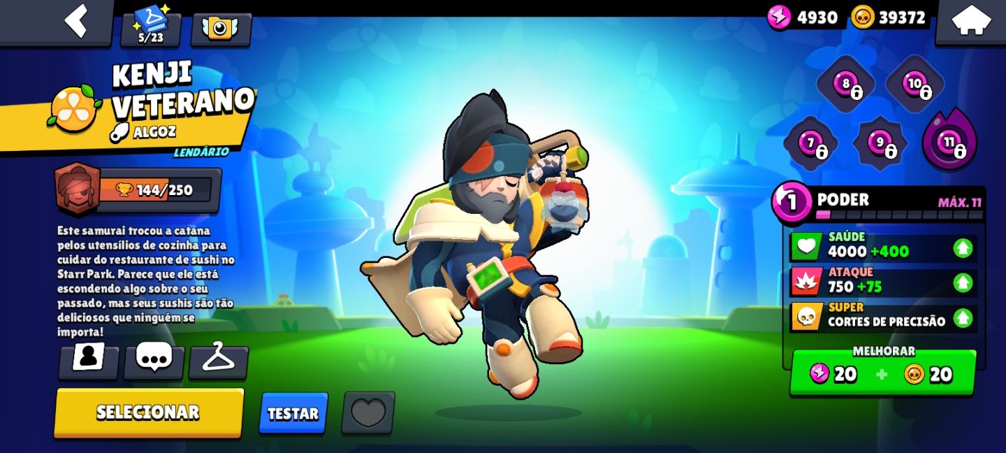 Conta de Brawl Stars com 40k de Troféus e muitas Skins e Recursos!!