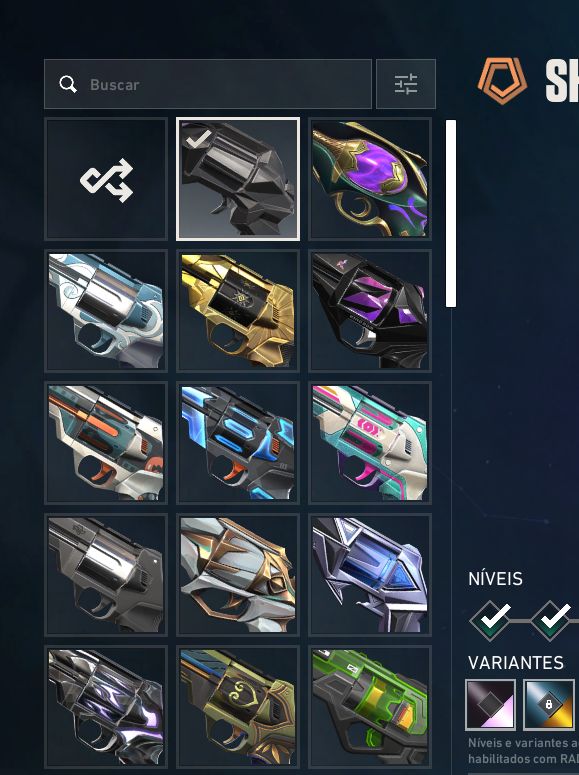 Conta valorant com Vandal champion 2025, faca Vct 2026 e varias outras skins