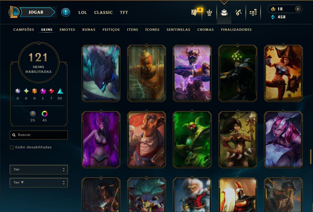 LENDÁRIA DARIUS MESTRE DA ENTERRADA + [QUASE 150 SKINS HABILITADAS] + TROCA NICK