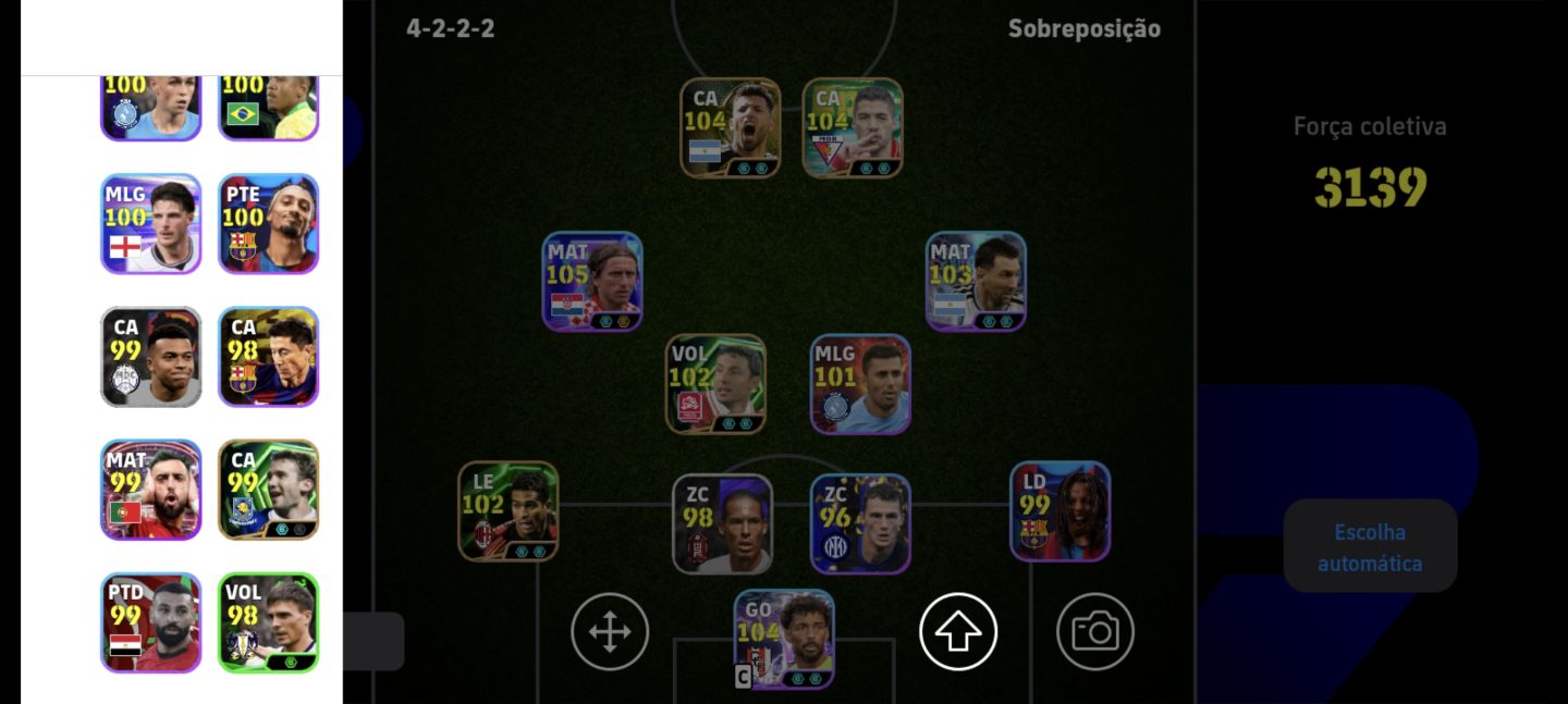 CONTA [EFOOTBALL MOBILE]