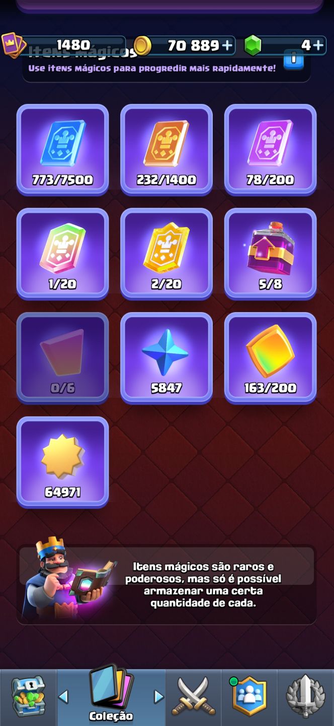Venda de conta Clash Royale