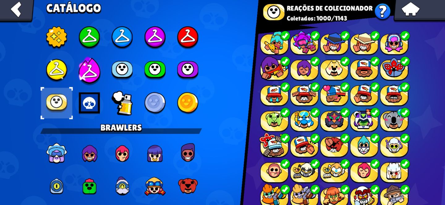 Conta de Brawl stars com todos os brawlers e full hipercaga e todos os buffet