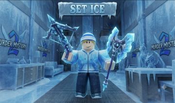 [50%OFF] MM2 - SET ICE BREAKER COMPLETO (ARMA + ARCO) ENVIO IMEDIATO!!!