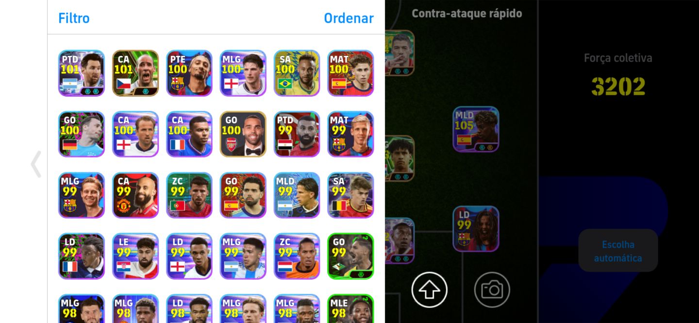 Conta de efootball muito boa