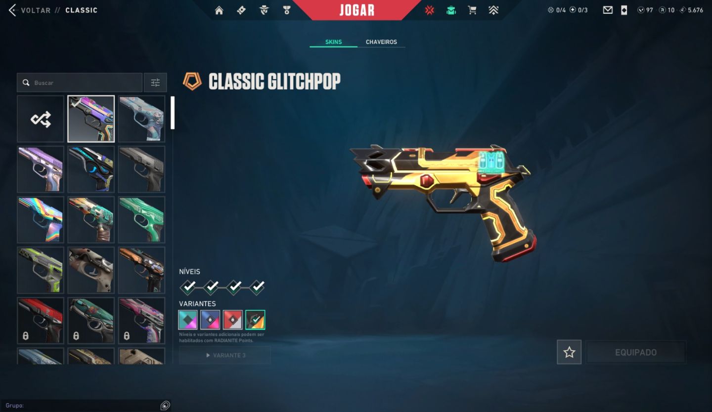 Conta valorant com +4000 gastos em skins e passes. Dono único 100% seguro
