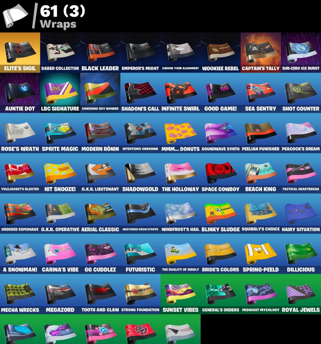 Conta Fortnite 63 SKINS/Cobalt snowFoot/Perna Longa/Outlaw Midas/Glacial Dummy