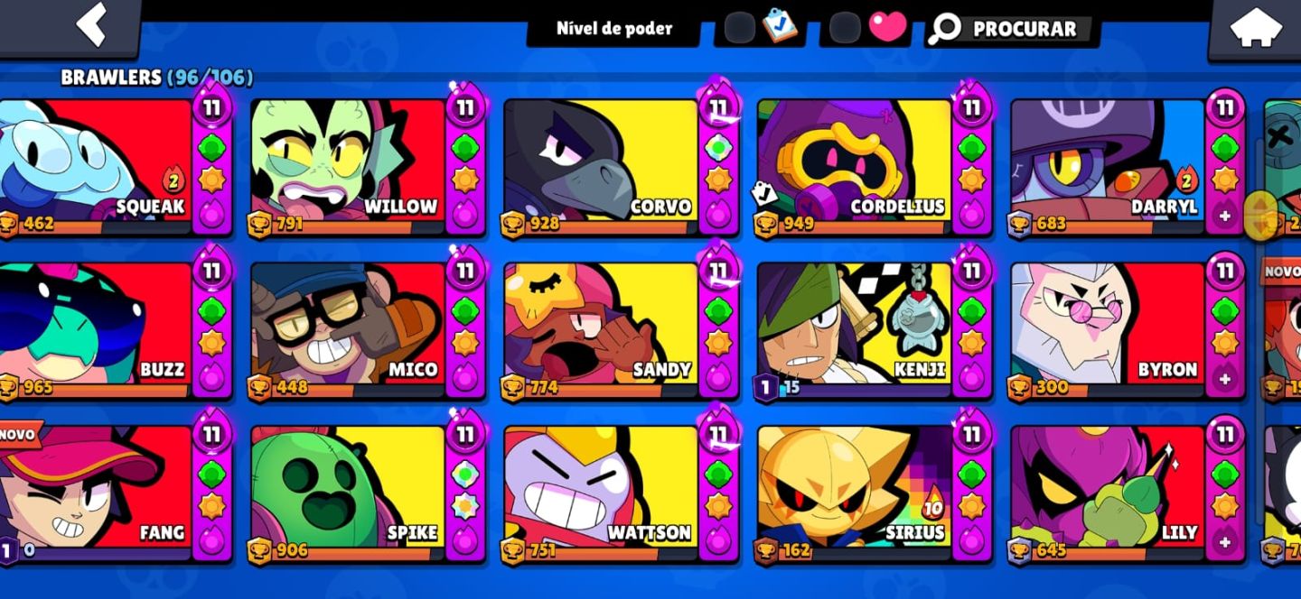 Conta Brawl stars e clash royale - Mesmo acesso