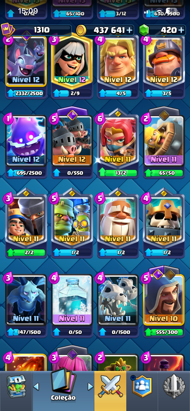 Conta de Clash Royale