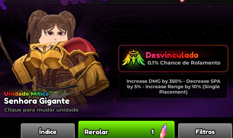 Conta Anime Expeditions Lady Giant/diane Unbound (0,1%) +80rr