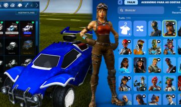 Conta Fortnite e Rocket League, Ranegade Raider e Octane TW