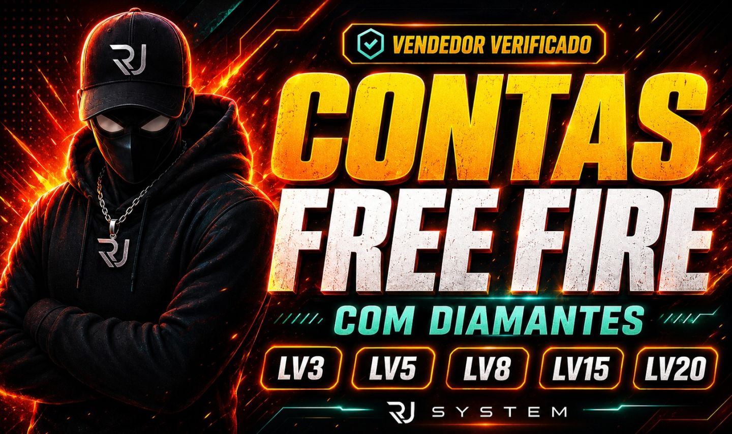 [PROMOÇÃO] CONTAS FREE FIRE COM DIAMANTES/SKINS | AS MELHORES CONTAS DO FF