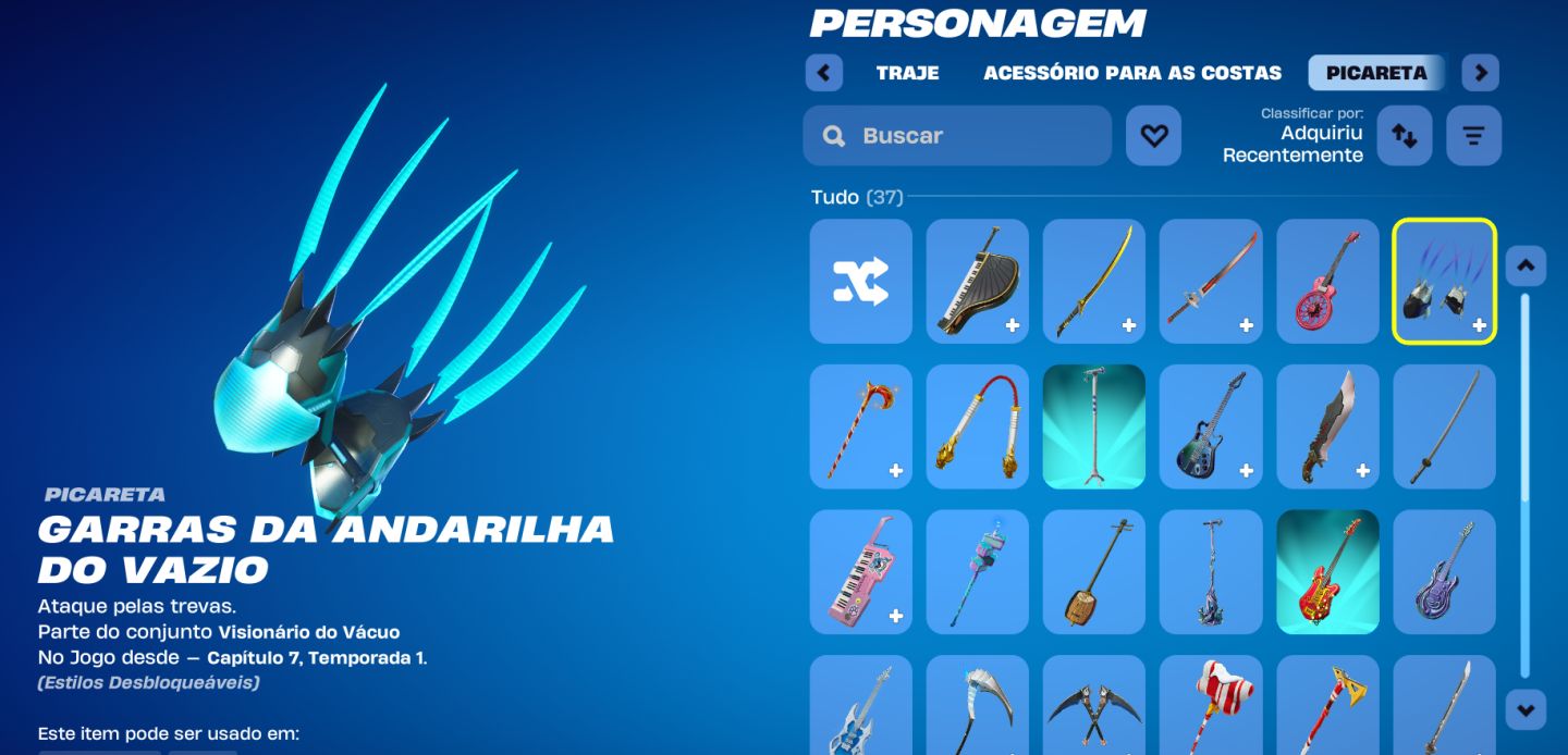 CONTA FORTNITE COM 13 SKINS + 36 PICARETAS + 30 PLANADORES!