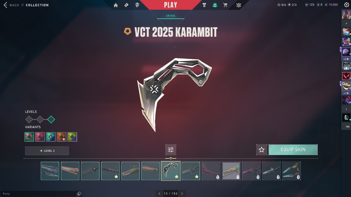 CONTA DO VALORANT COM MAIS DE 20 SKINS EXCELENTES