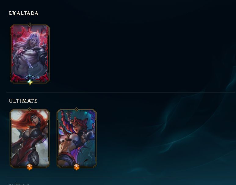 Conta da RIOT com 3000 reais gastos, incluindo viego reinado spectral extra