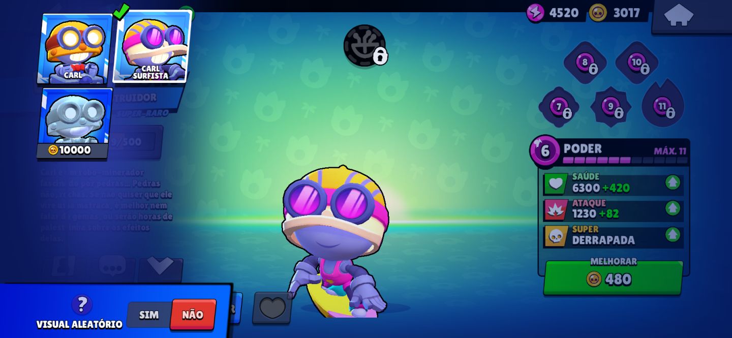 Conta brawl stars antiga e gemada