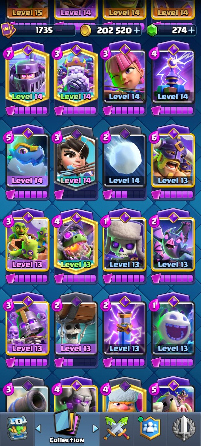 Conta de clash royale arena 29 (31 evos/7 herois/7 cartas lvl 16)