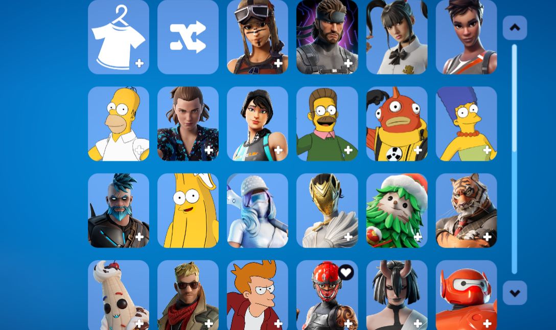 CONTA Fortnite com várias skins