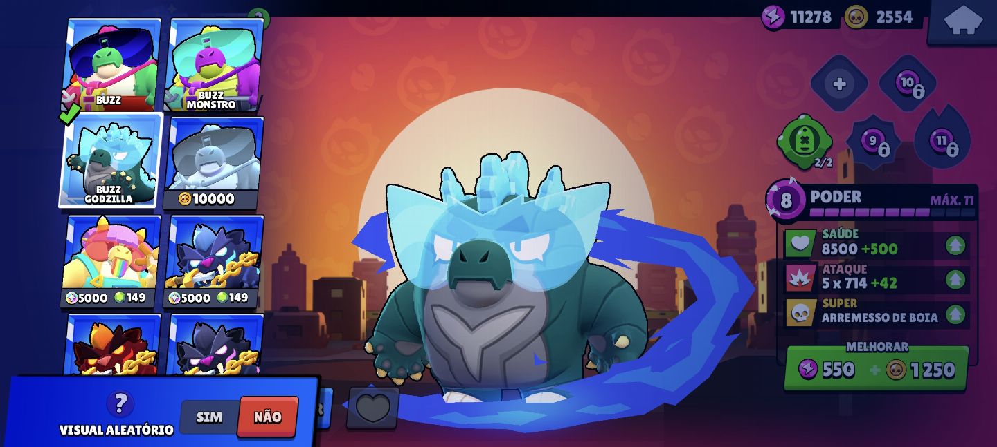 CONTA BRAWL STARS 15K - 64 BRAWLERS - 11 MÁXIMOS - GRUPO ALPHA SOLUTIONS