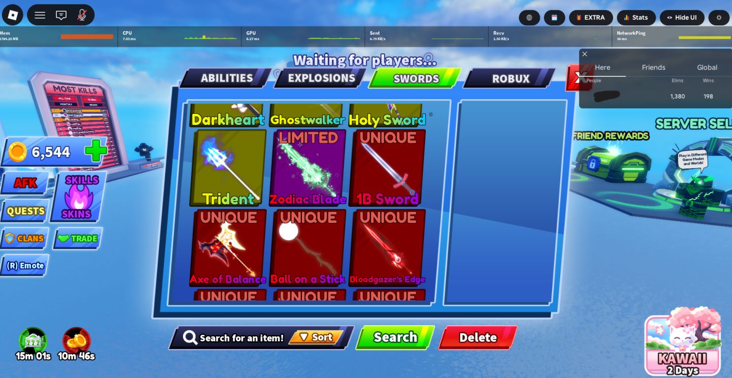 Conta Roblox muitos jogos upados e com Gamepasses e Itens Raros