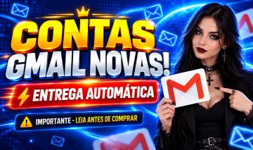 CONTAS GMAIL (SEM SMS) COMPROU CHEGOU (ENTREGA AUTOMATICA)