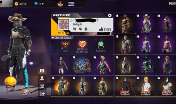 CONTA FREE FIRE COM PASSES ANTIGOS, MAIS DE 640 PEITORAIS, ITENS RAROS E GEMADA!