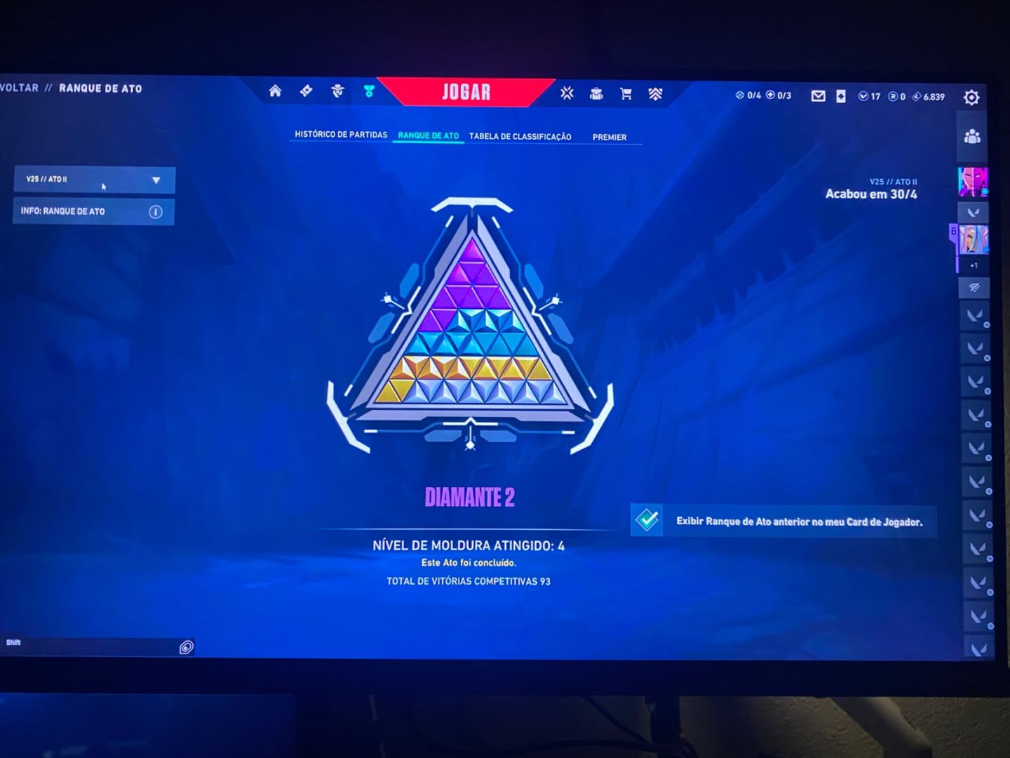 Conta de valorant sem rank mais de 5 skin valendo mais de 500 reais nv 66