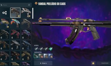 VALORANT LV90+ ex GOLD 2 4 SKINS + FACA PRELÚDIO DO CAOS! e outras skins raras
