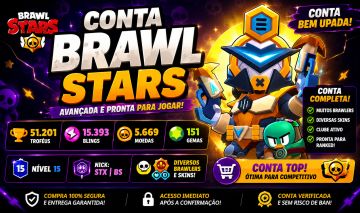 CONTA BRAWL STARS À VENDA